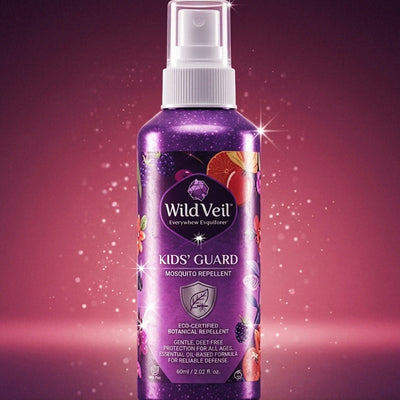 Wild Veil Kids’ Guard | Gentle Natural Mosquito Repellent for Kids | DEET-Free Baby & Child Safe Bug Spray (Ages 2+)