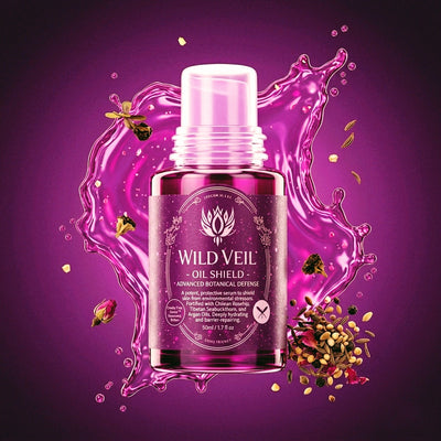 Wild Veil Oil Shield | Natural Mosquito Repellent Oil | DEET-Free Long-Lasting Botanical Bug Spray for Skin & Clothing
